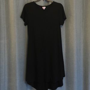 SOLID BLACK LulaRoe Carly sz. Large